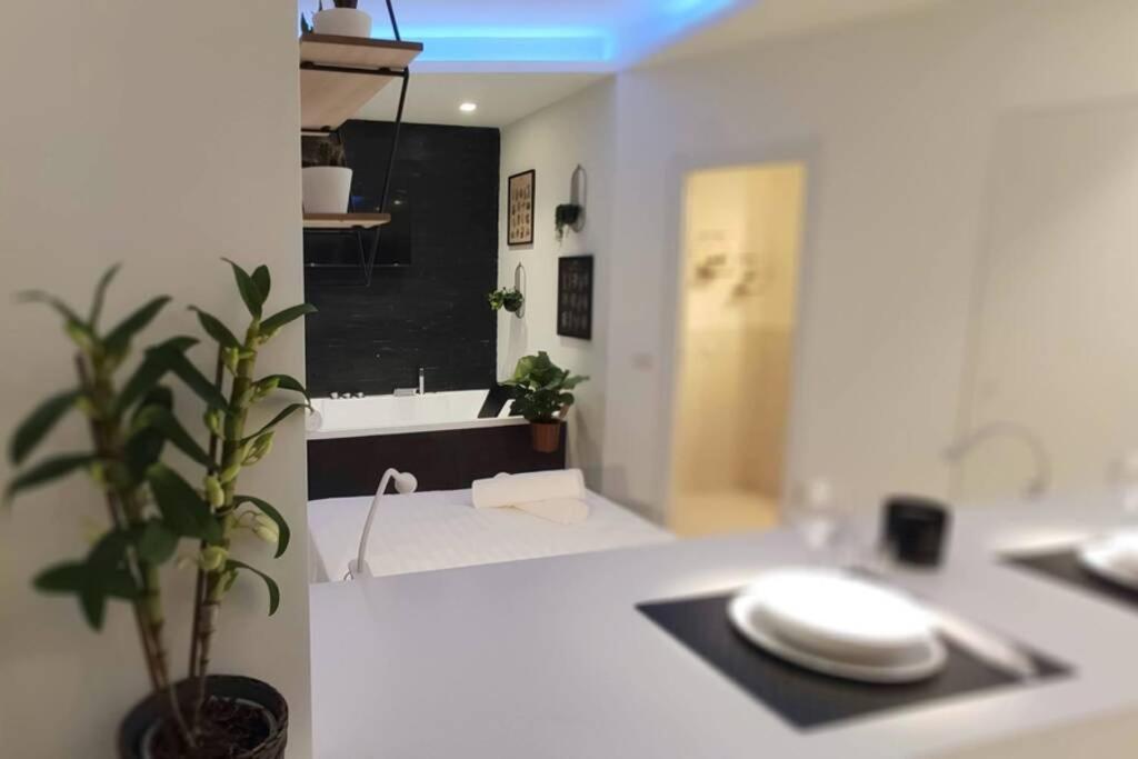 Elegante Open Space Con Vasca Idromassaggio A Trastevere Apartamento